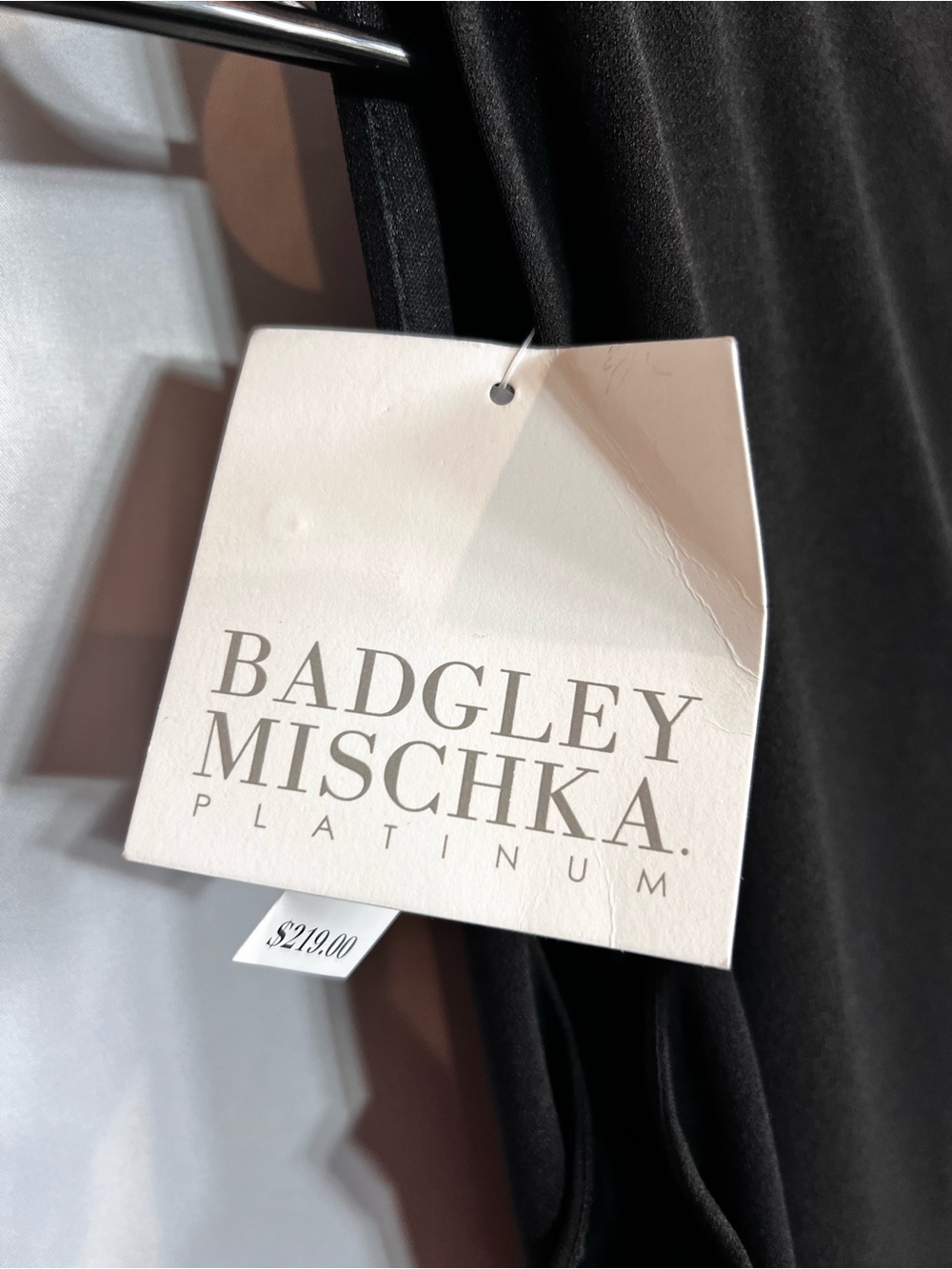 Badgley Mischka Black Beaded Halter Jumpsuit with Waist Sash (NEW) - Picture 11 of 16